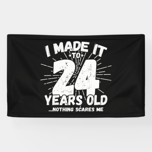 24 Year Old Birthday _ Funny 24th Birthday Meme Banner