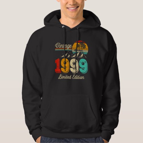 24 Year Old  Vintage 1999  24th Birthday 1 Hoodie