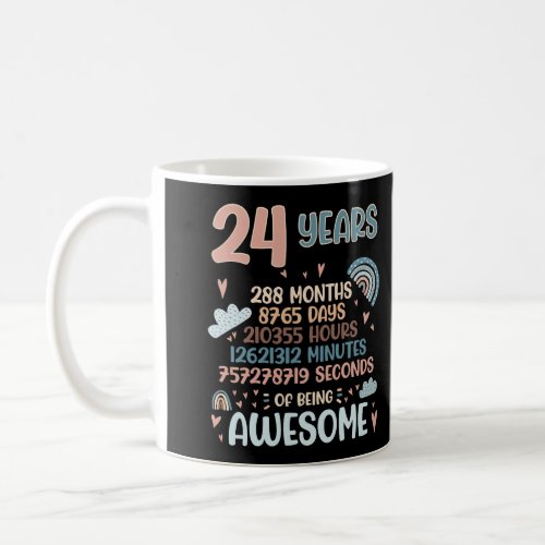 24 Years Old 24Th Birthday 288 Month Coffee Mug
