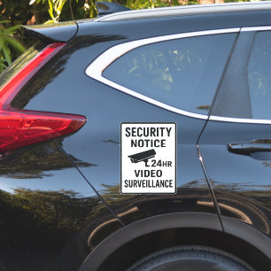 24HR Video Surveillance Security Notice Sign Sticker