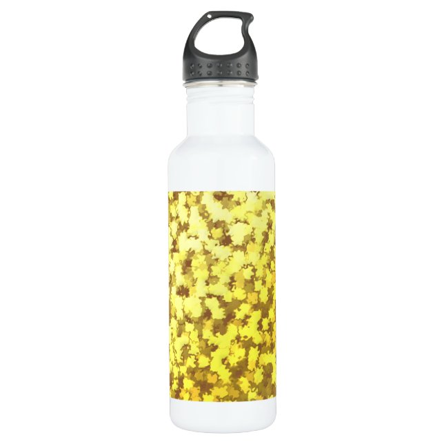 24k Gold Leaf Camo Water Bottle (Front)