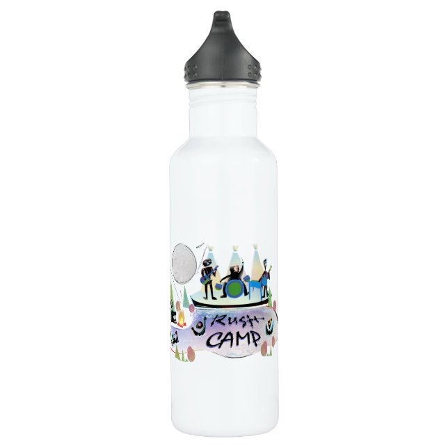 24oz Water Bottle White RushCamp! (Right)