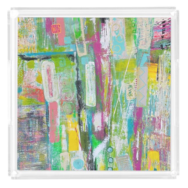 24th and Main X-Large Acrylic Tray (Front)