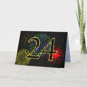 24th Birthday Party Invitation