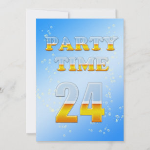 Egiftmaart Personalised Birthday Invitation Cards Pack Of 24 Cards