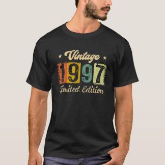 24Th Birthday Vintage 1997 Limited Edition 24 Year T-Shirt