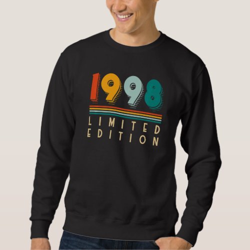 24th  Birthday  Vintage 1998 Sweatshirt