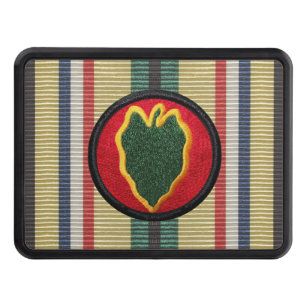24th Infantry Div. Desert Storm Ribbon Hitch Cover