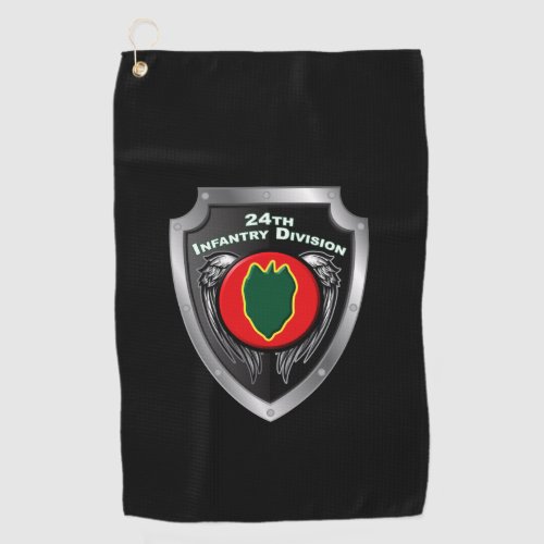 24th Infantry Division Customized Shield Golf Towel