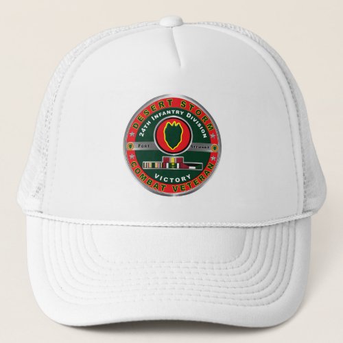 24th Infantry Division Desert Storm Trucker Hat