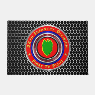 24th Infantry Division “First To Fight” Doormat