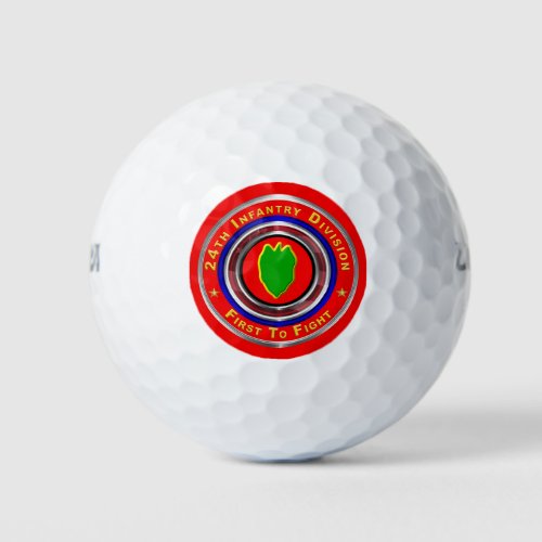 24th Infantry Division First To Fight Golf Balls