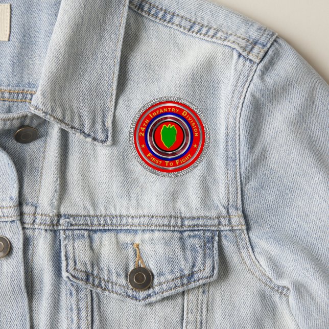 24th Infantry Division “First To Fight” Patch (On Jacket)