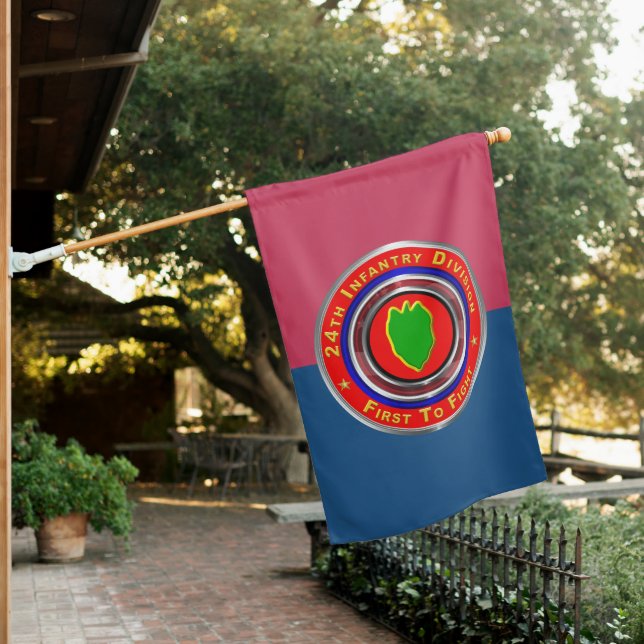 24th Infantry Division House Flag (In SItu)