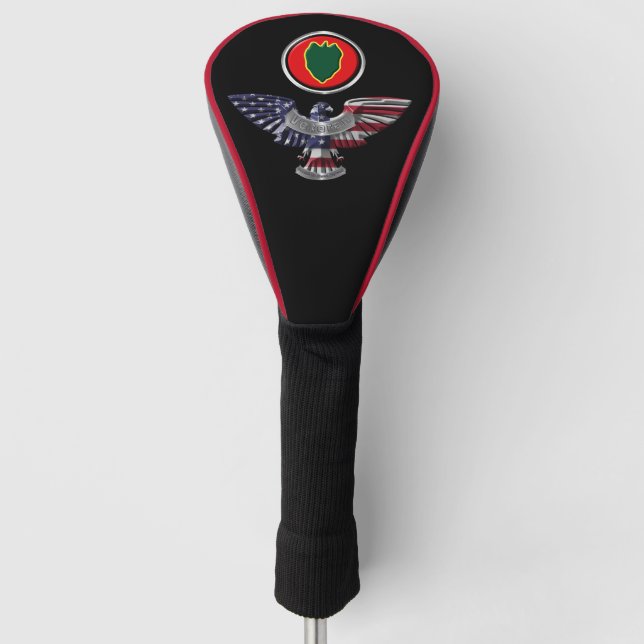 24th Infantry Division Veteran Golf Head Cover (Front)