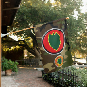 24th Infantry Division Veteran House Flag