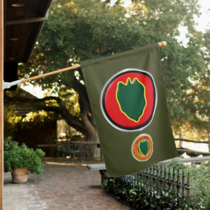 24th Infantry Division Veteran House Flag