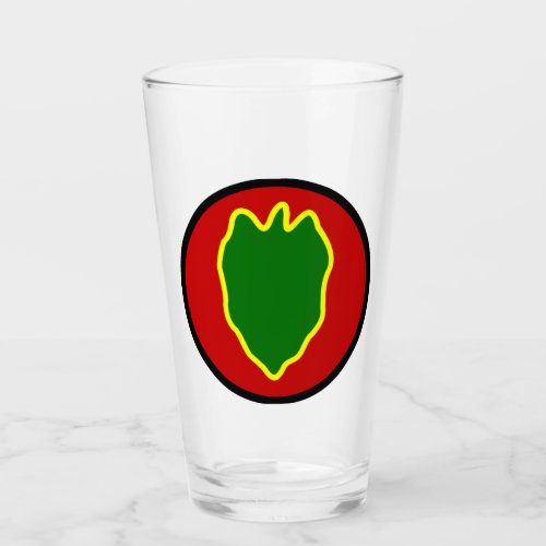 24th Infantry Taro Division Glass