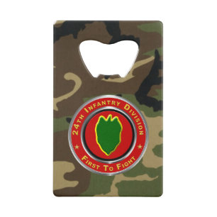24th Mechanized Infantry Division Credit Card Bottle Opener