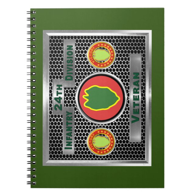  24th Mechanized Infantry Division Notebook (Front)