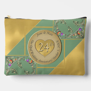 24th Opal Anniversary Print Cut Sew Bag