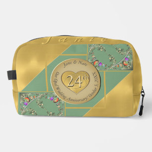 24th Opal Anniversary Print Cut Sew Bag