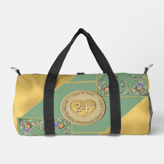 24th Opal Anniversary Print Cut Sew Bag (Front)