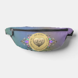 24th Opal Wedding Anniversary Fanny Pack