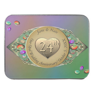 24th Opal Wedding Anniversary Jigsaw Puzzle