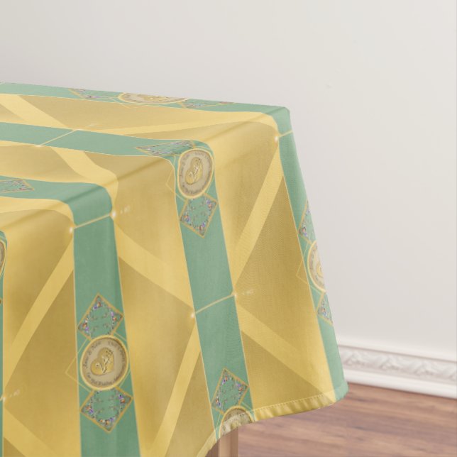 24th Wedding Anniversary Tablecloth (In Situ)