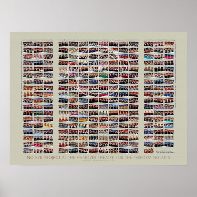 24x18 No Evil Project @ the Hanover Theatre Poster (Front)