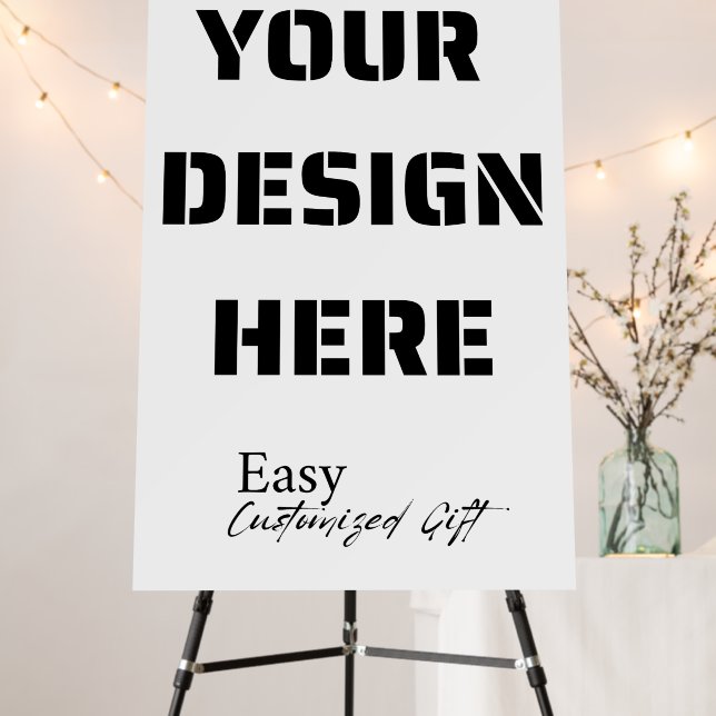 24x36" foam board printing welcome sign (In Situ (Stand))