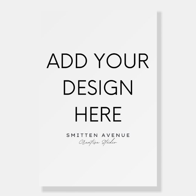24x36" Foam Core Board Printing (Front)