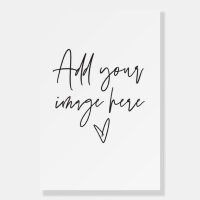 24x36 Large Custom Sign Wedding Event Photo Board