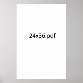 24x36 standard poster