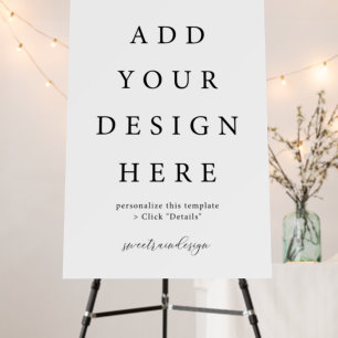 24x36" Vertical/Portrait  Foam Board