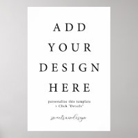 24x36" Vertical/Portrait Poster Sign