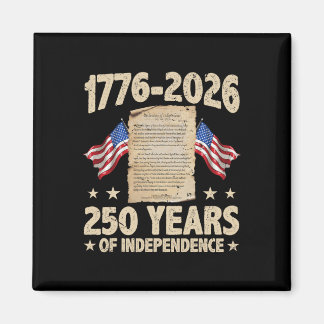 250 American Years Of Independence 1776 2026 Us De Magnet