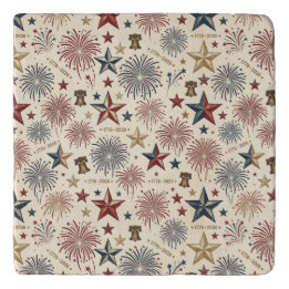 250 Anniversary America Patriotic 4th of July  Trivet