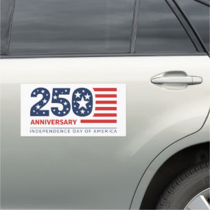 250 Anniversary Independence Day Of America Car Magnet