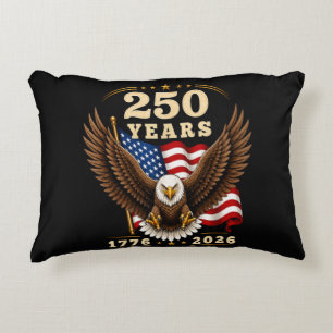 250 Anniversary USA 250 Years 1776-2026 Accent Pillow
