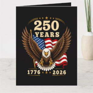250 Anniversary USA 250 Years 1776-2026 Card
