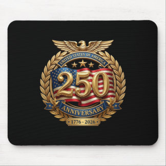 250 Anniversary Usa 250th Independence Day America Mouse Pad
