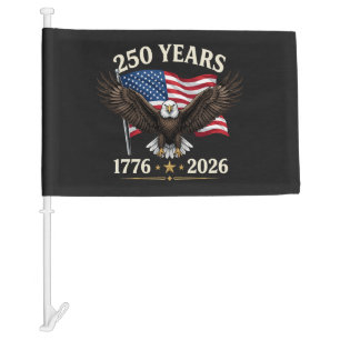 250 Anniversary USA Car Flag