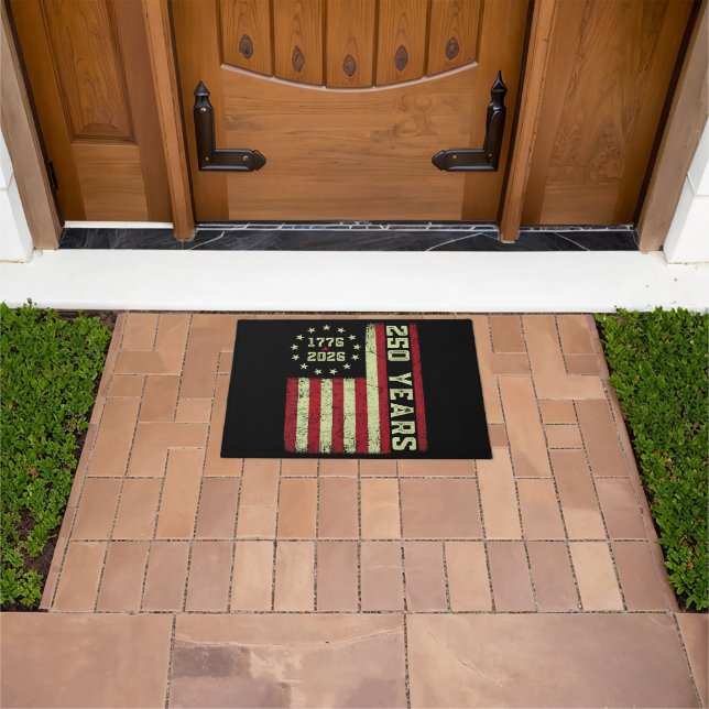250 Anniversary Usa Flag Doormat (Outdoor)