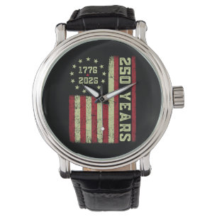 250 Anniversary Usa Flag Watch