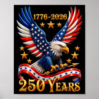 250 Anniversary USA Patriotic Eagle 250th 4th of