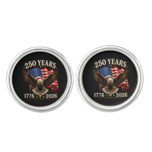 250 Anniversary USA Patriotic Eagle 250th Cufflinks