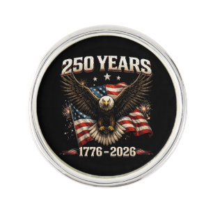 250 Anniversary USA Patriotic Eagle 250th Independ Lapel Pin