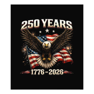 250 Anniversary USA Patriotic Eagle 250th Independ Photo Print